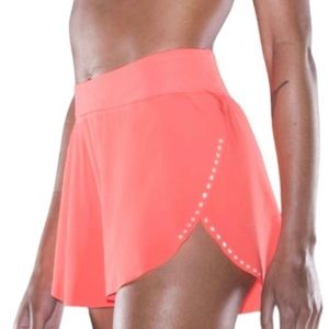 Lululemon Find Your Pace Hi-Rise Running Short 3" Lined Sunset Coral.